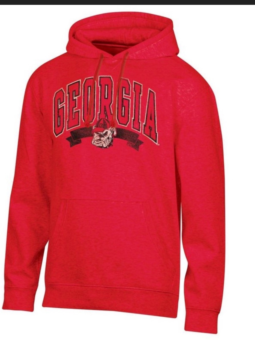 Rivalry Threads Red Georgia Hooded Sweatshirt